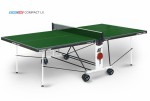 Теннисный стол для помещения Compact LX green усовершенствованная модель стола 6042-3 s-dostavka - магазин СпортДоставка. Спортивные товары интернет магазин в Хасавюрте 
