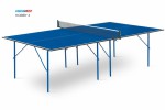 Теннисный стол для помещения swat Hobby 2 blue любительский стол для использования в помещениях 6010 s-dostavka - магазин СпортДоставка. Спортивные товары интернет магазин в Хасавюрте 