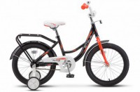 Детский велосипед Stels Flyte 18" Z011 Чёрный красный 2022 - магазин СпортДоставка. Спортивные товары интернет магазин в Хасавюрте 