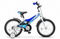 Детский велосипед Stels Jet 16" Z010 синий белый 2022 - магазин СпортДоставка. Спортивные товары интернет магазин в Хасавюрте 