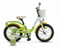 Детский велосипед Stels Pilot-190 16" V030 Зелёный жёлтый белый 2022 - магазин СпортДоставка. Спортивные товары интернет магазин в Хасавюрте 